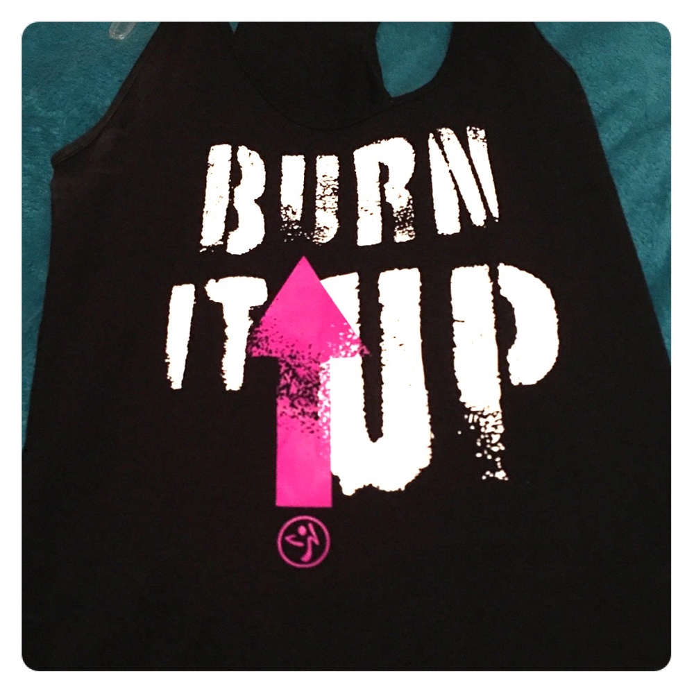 Zumbawear burn it up racerback never worn to class